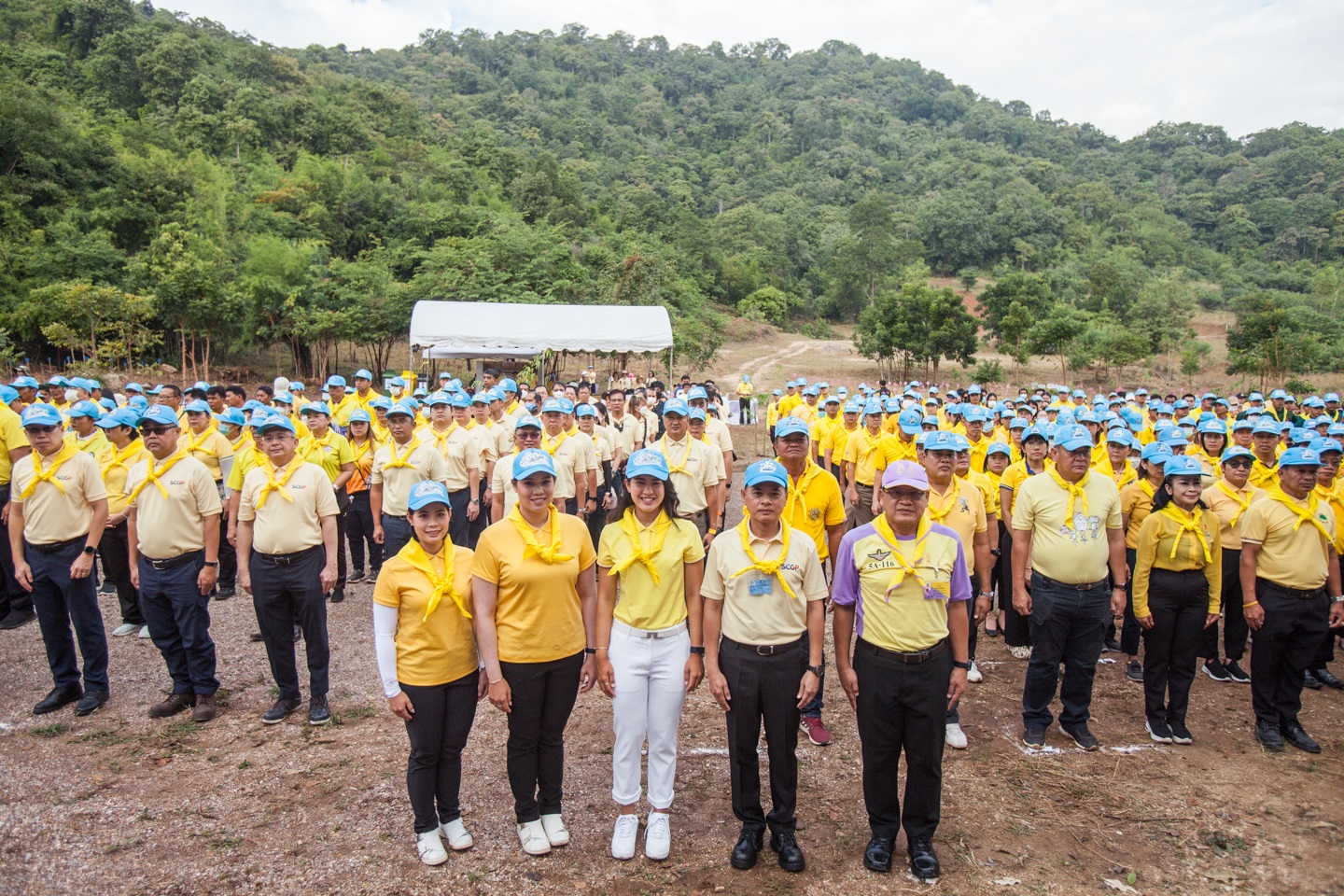 Uniting Power through SCGP ’Plant Beats Heat' Volunteer Development Project to Expand Green Spaces in Kanchanaburi Community Forest for Father's Day and World Soil Day