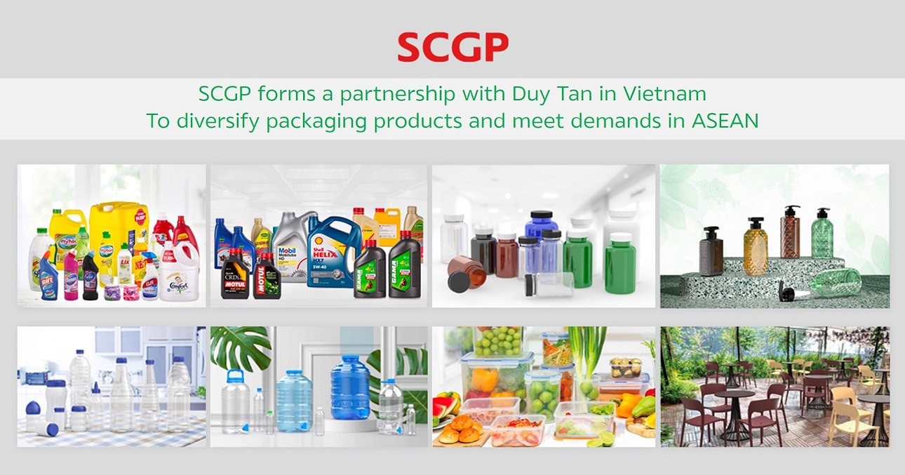 SCGP forms a partnership with Duy Tan in Vietnam To diversify packaging products and meet demands in ASEAN