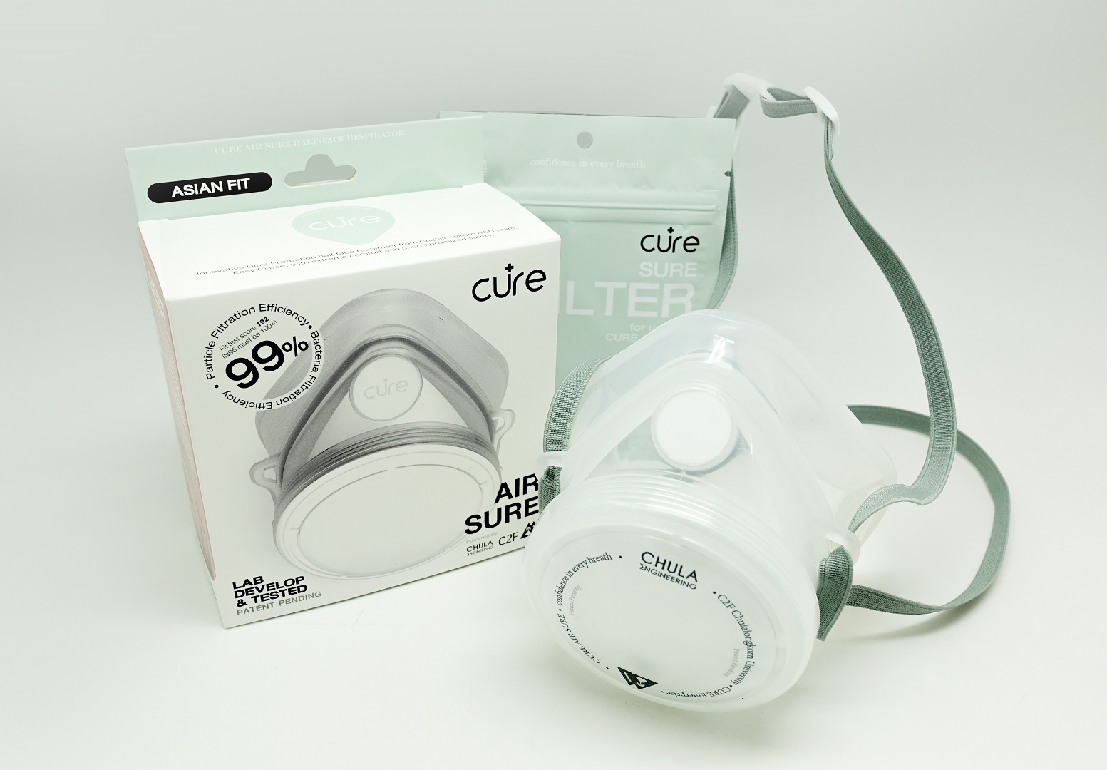 SCGP & SCG Foundation joining forces with Chula in development of ‘CUre AIR SURE’ 10,000 of the respirator masks to be given to front-line health workers