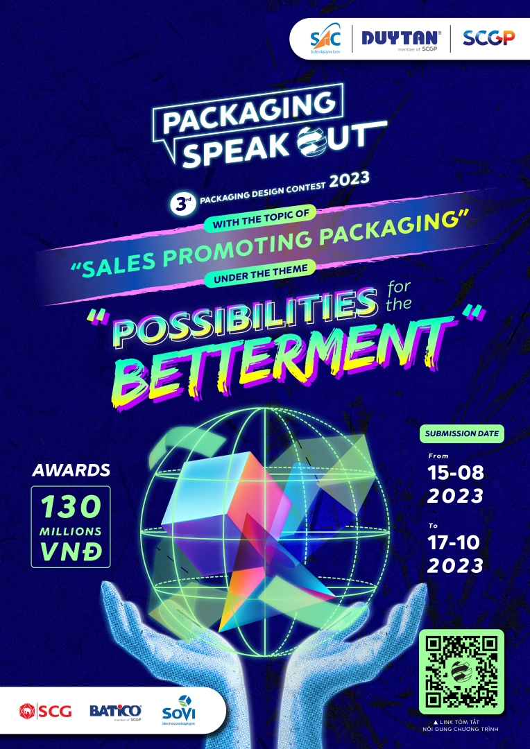 SCGP Packaging Speak Out 2023 - Vietnam Inspires Vietnamese Young Talents  to Elevate Packaging’s Role in Business Through Their Creativity