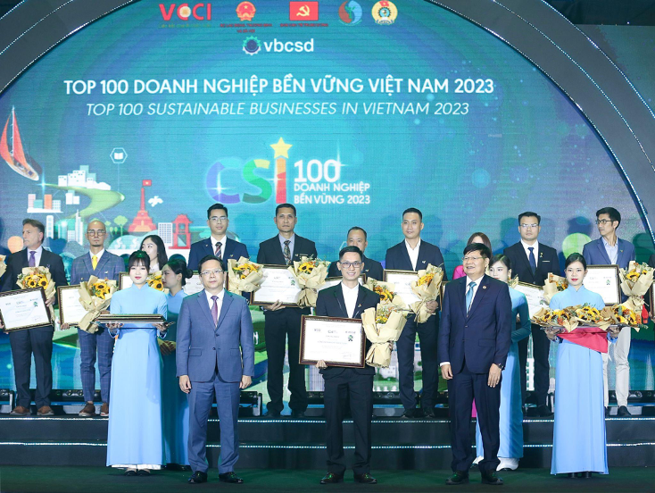 VKPC has been ranked as 1 of the top 100 sustainable companies in Vietnam for three consecutive years