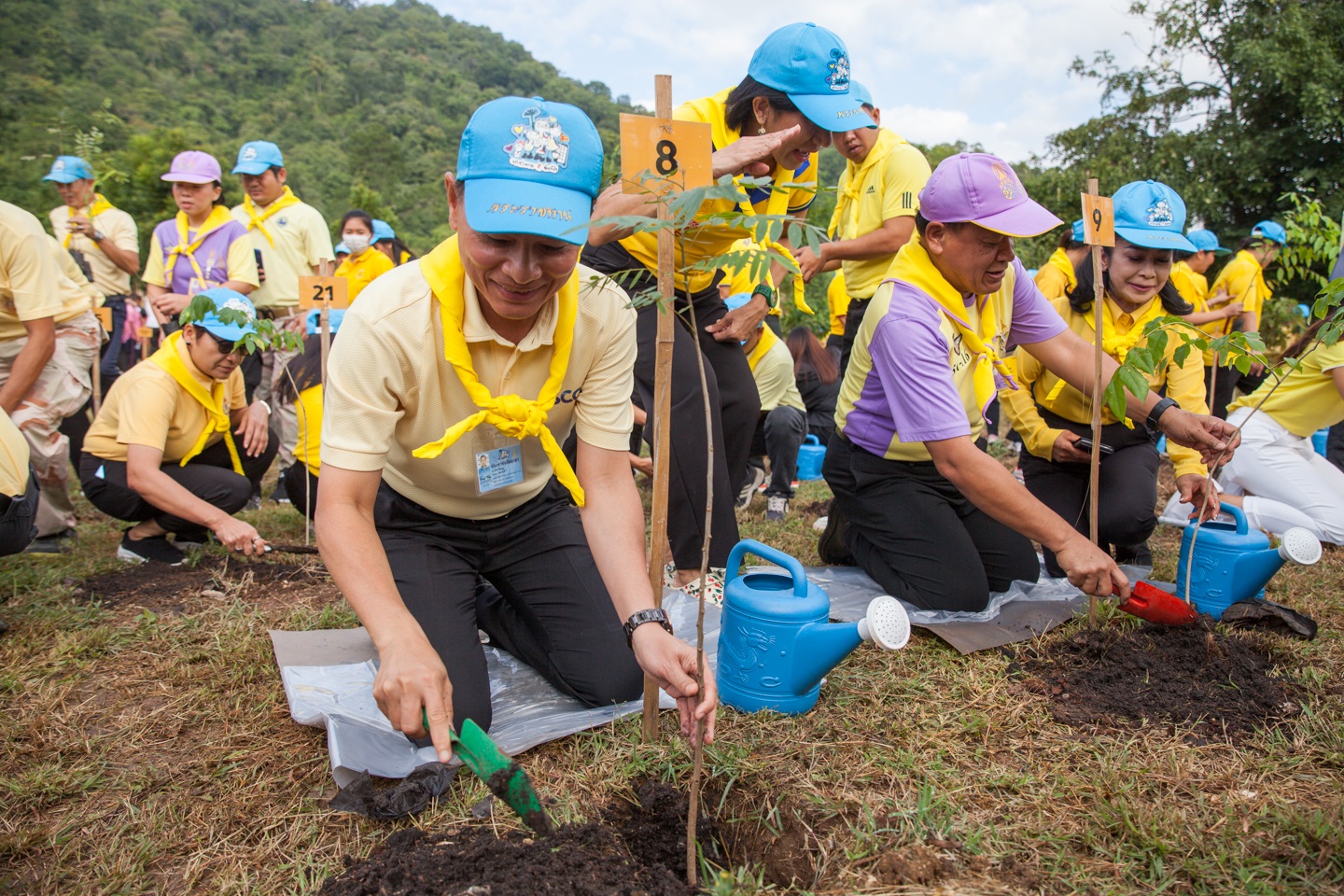 Uniting Power through SCGP ’Plant Beats Heat' Volunteer Development Project to Expand Green Spaces in Kanchanaburi Community Forest for Father's Day and World Soil Day