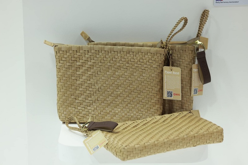 โครงการพัฒนาวิสาหกิจชุมชน SCGP : สร้างมูลค่าเพิ่มให้เส้นเทปกระดาษ (Paper Band)