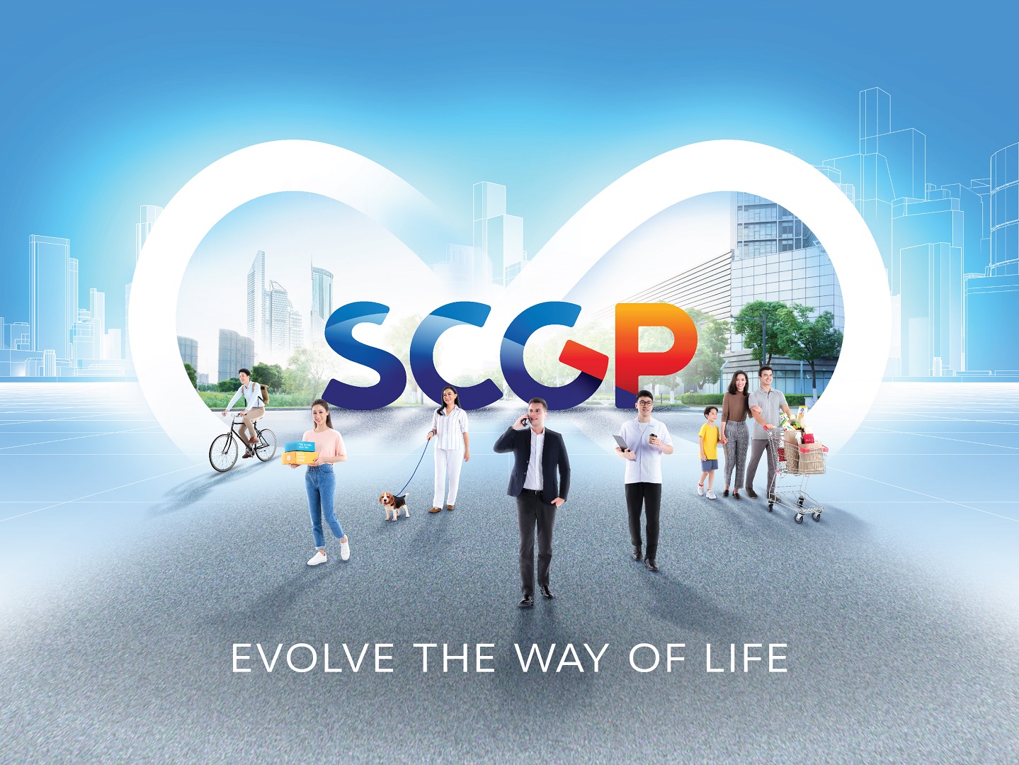 SCGP adopts new logo to conform with its vision as a leading multinational company, to foster recognition of sustainable business vision