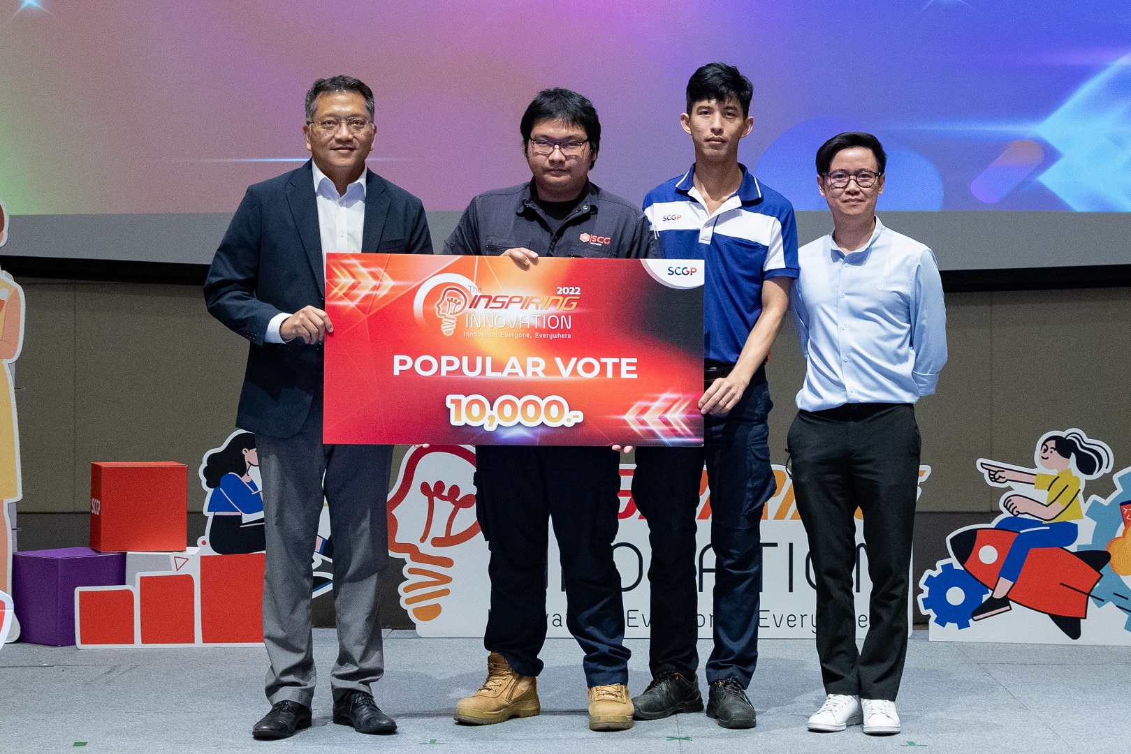 SCGP empowers employees by creating innovations for sustainable growth through 