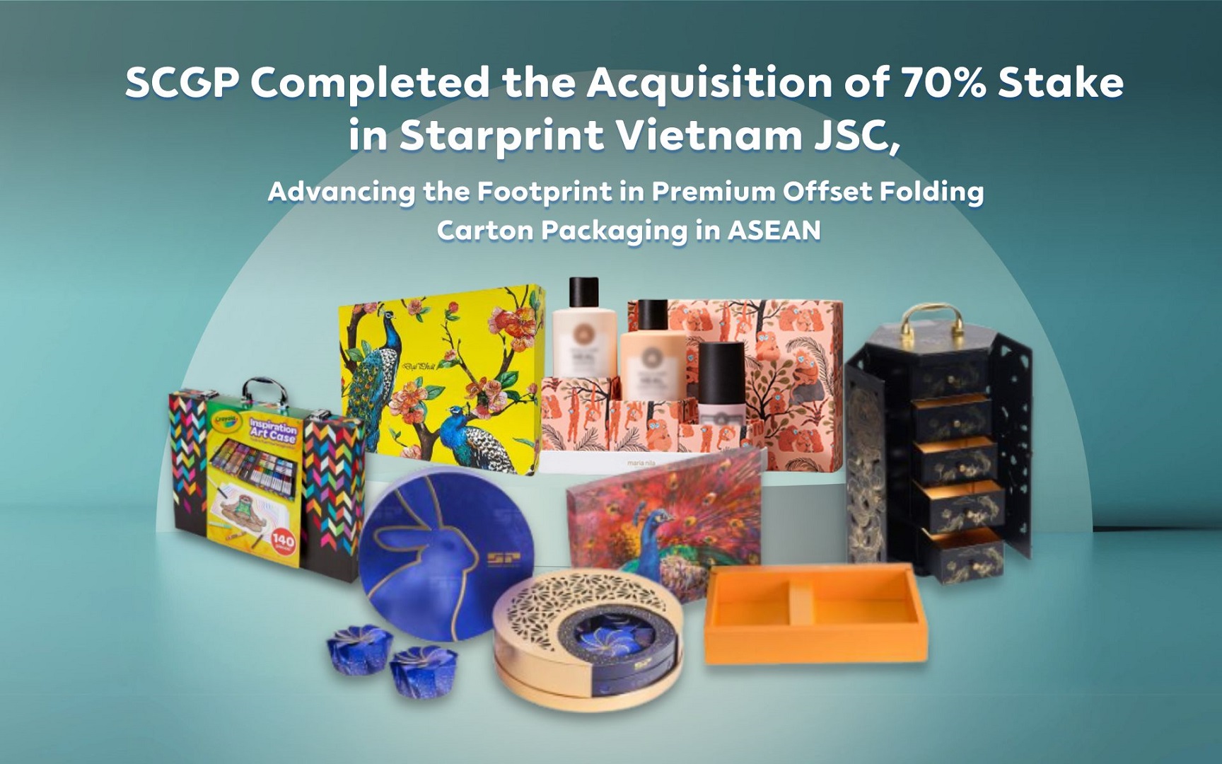 SCGP Completed the Acquisition of 70% Stake in Starprint Vietnam JSC, Advancing the Footprint in Premium Offset Folding Carton Packaging in ASEAN