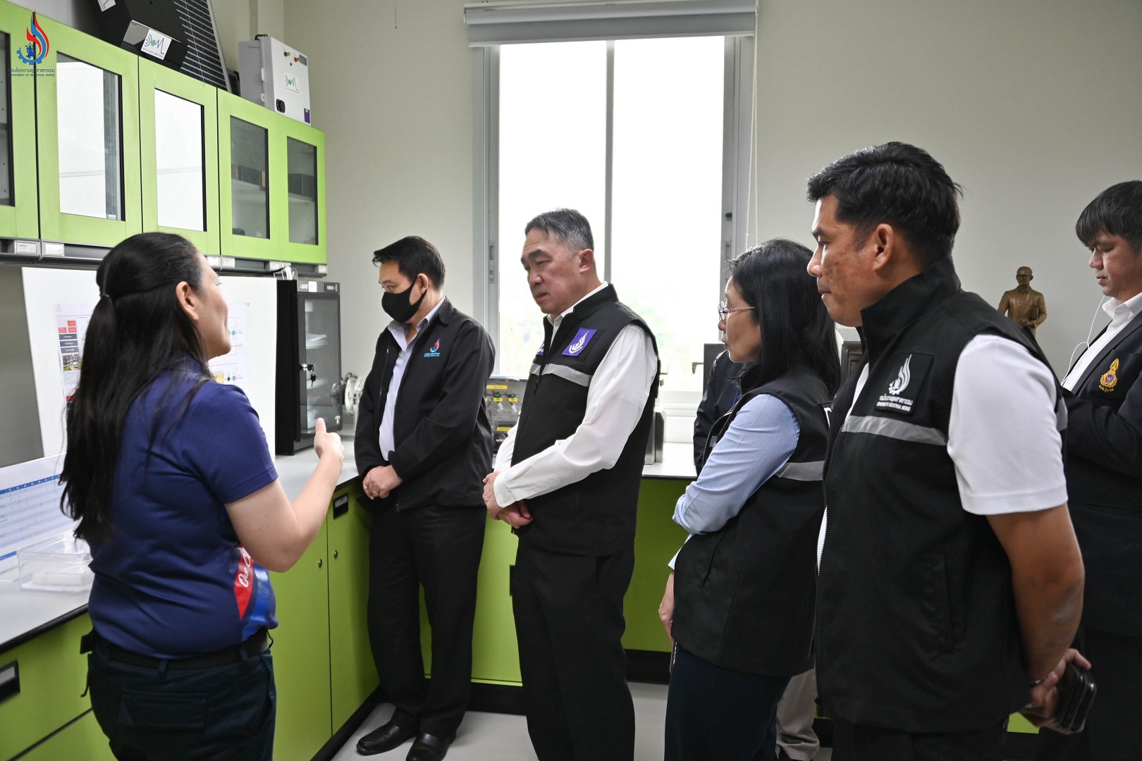 SCGP welcomes the Department of Industrial Works to visit and observe progress in the odor detection and monitoring system in industrial plants, known as 
