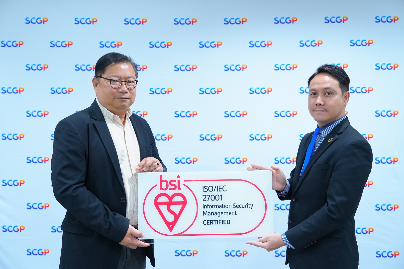 SCGP has built confidence in data security management and has been certified in accordance with ISO 27001:2013 standards