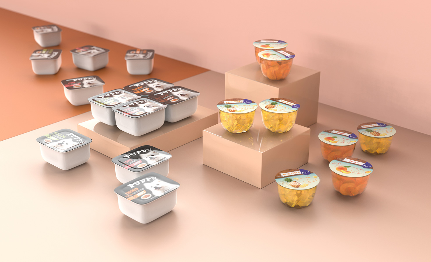 High Barrier Thermoformed Cup and Tray