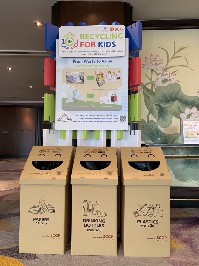 SCGP PROMOTES ESG VIA  PAPER DISPLAYS AT APEC 2022 THAILAND