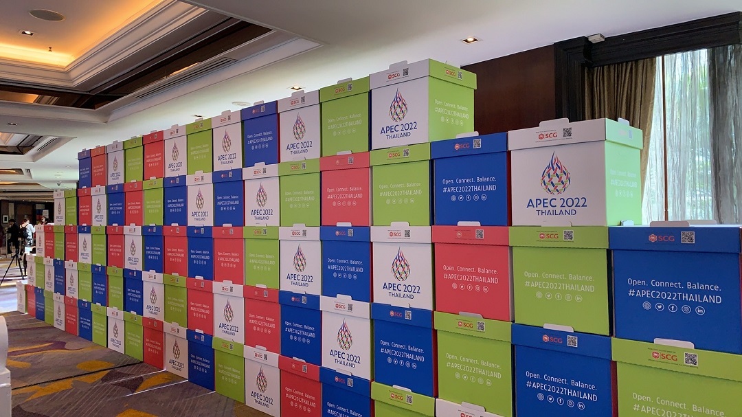 SCGP PROMOTES ESG VIA  PAPER DISPLAYS AT APEC 2022 THAILAND