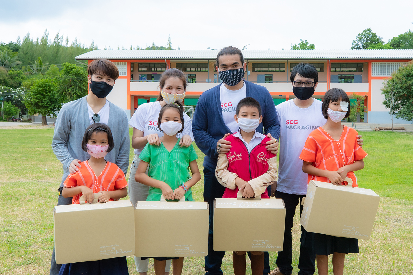 World Vision Foundation of Thailand x SCG Packaging 3-in-1 Paper Desk for Opportunities & Sustainability