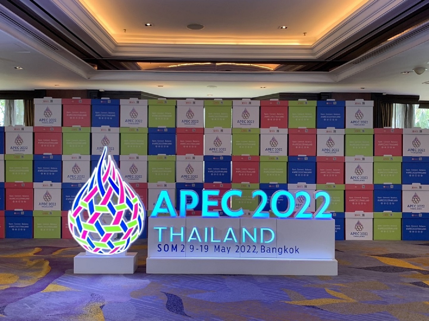 SCGP PROMOTES ESG VIA  PAPER DISPLAYS AT APEC 2022 THAILAND