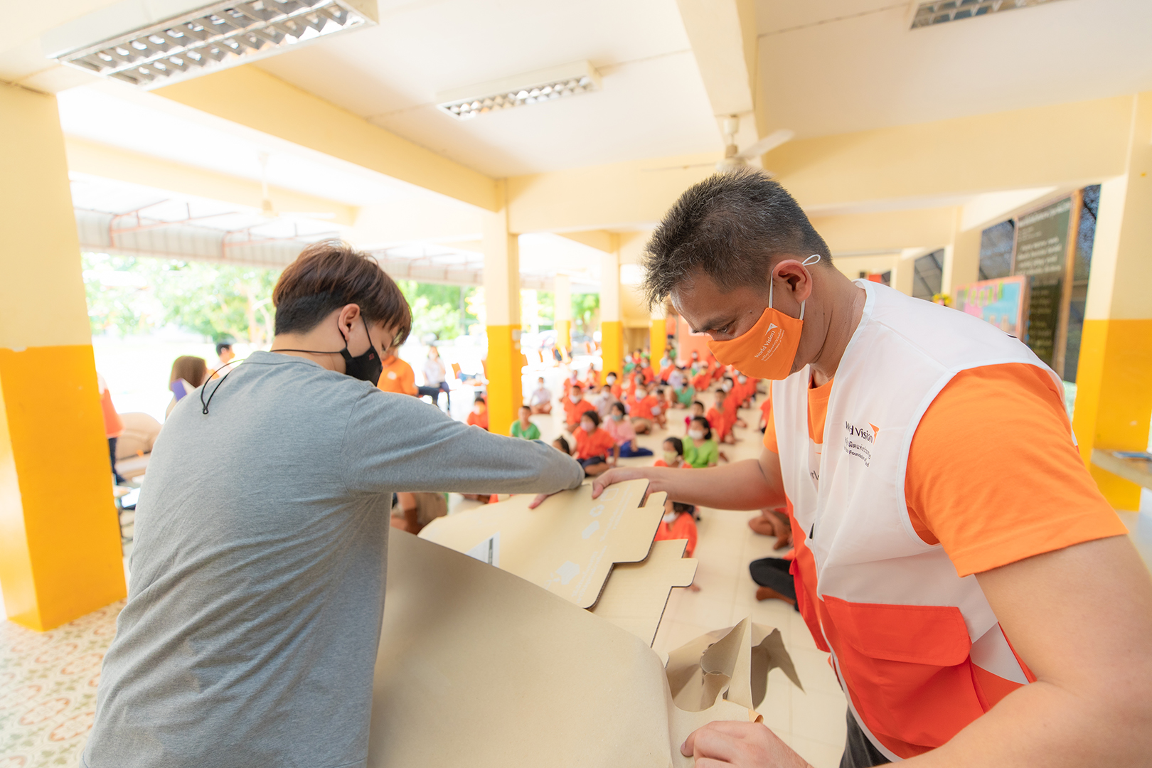 World Vision Foundation of Thailand x SCG Packaging 3-in-1 Paper Desk for Opportunities & Sustainability